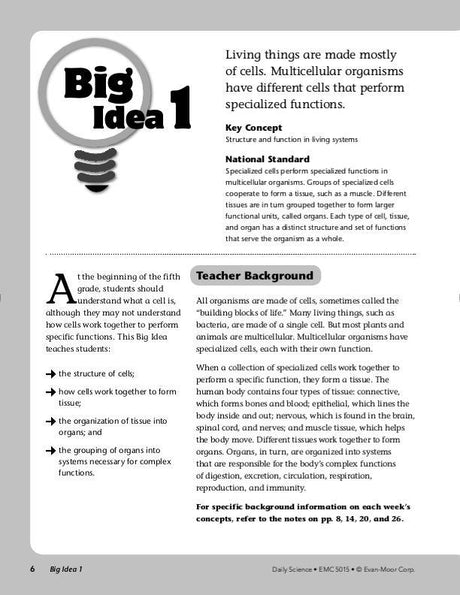 Daily Science, Grade 5