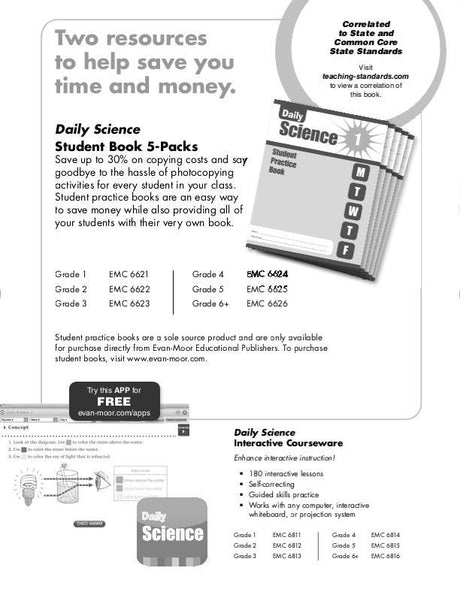 Daily Science, Grade 6+