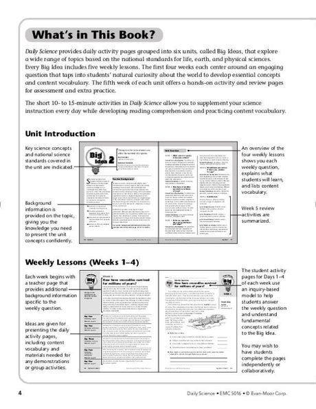 Daily Science, Grade 6+