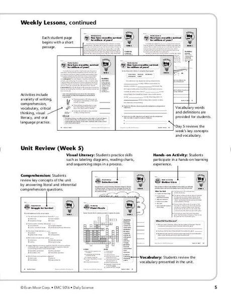 Daily Science, Grade 6+