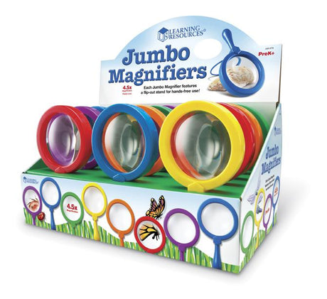 Primary Science Jumbo Magnifiers, Set of 12