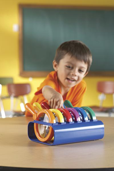 Primary Science Jumbo Magnifiers with Stand