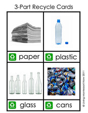 3-Part Recycle Cards for Earth Day