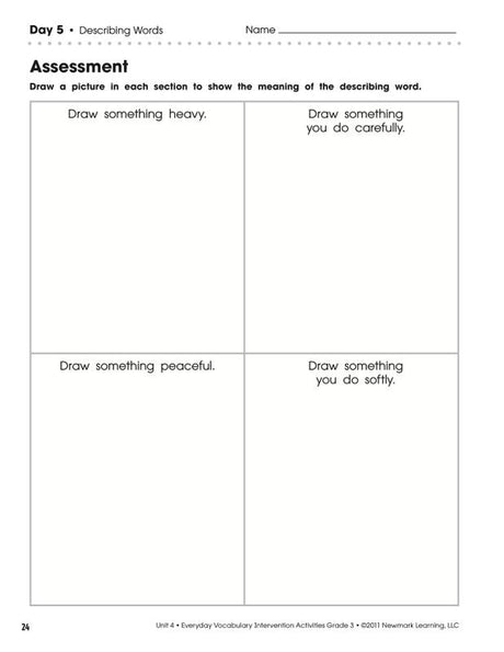 Everyday Vocabulary Intervention Activities, Grade 3