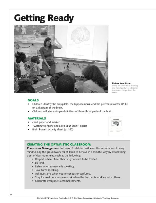 Mind Up Program Script Scholastic The MindUP Curriculum: Grades PreK–2 | SC-526712 – SupplyMe