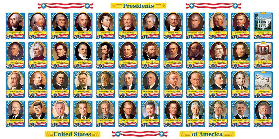 U.S. Presidents Bulletin Board Set