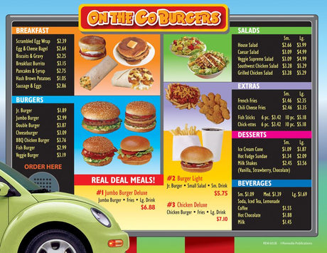 Remedia Publications Drive-Thru Menu Math Activity Book: Add & Subtract Money