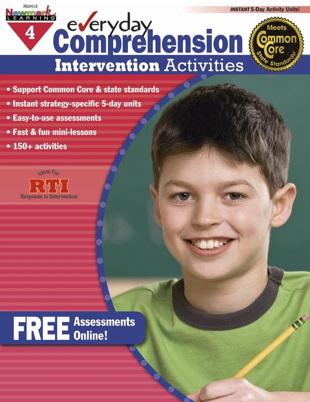 Everyday Comprehension Gr 4 Intervention Activities