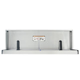 Legacy Special Needs Stainless Steel Changing Station, Recessed