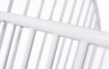 Pinnacle™ Compact Steel Folding Crib, White with Foam Mattress