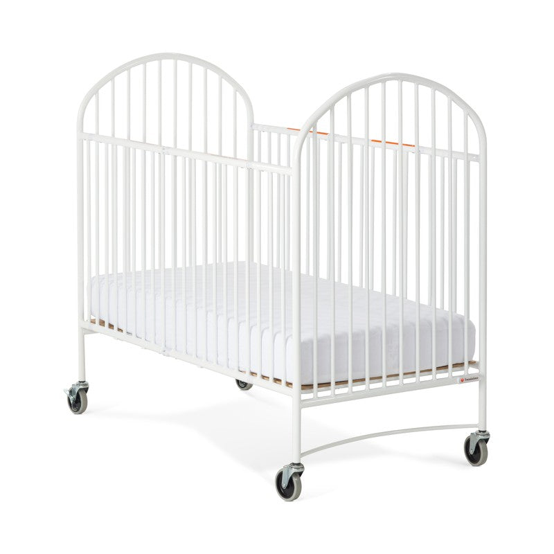 Pinnacle™ Full-Size Steel Folding Crib, White
