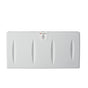 Light Gray Polyethylene Surface-Mounted Changing Station, Horizontal