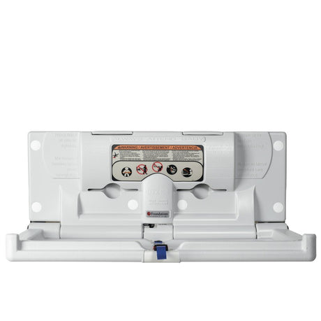 Light Gray Polyethylene Surface-Mounted Changing Station, Horizontal