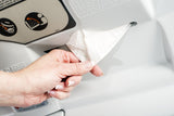 Light Gray Polyethylene Surface-Mounted Changing Station, Horizontal