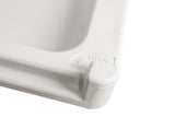 Light Gray Polyethylene Surface-Mounted Changing Station, Horizontal