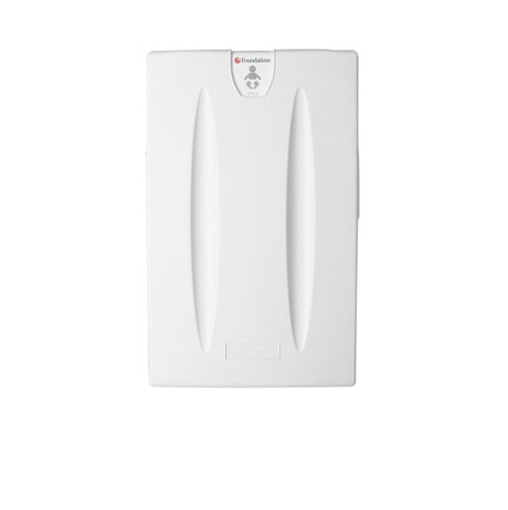 Light Gray Polyethylene Surface-Mounted Changing Station, Vertical