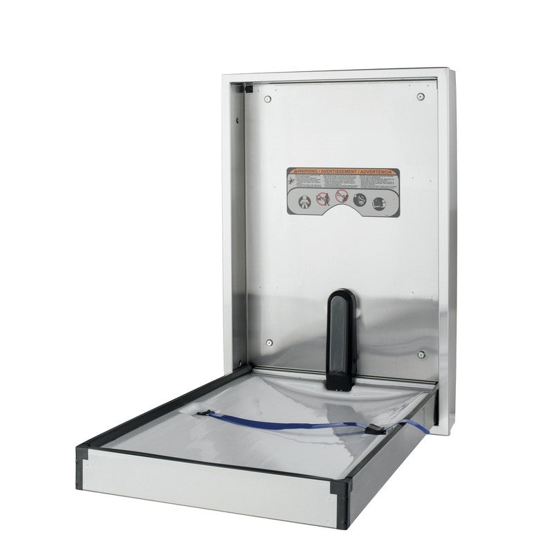 Legacy Stainless Steel Changing Station, Surface-Mounted, Vertical