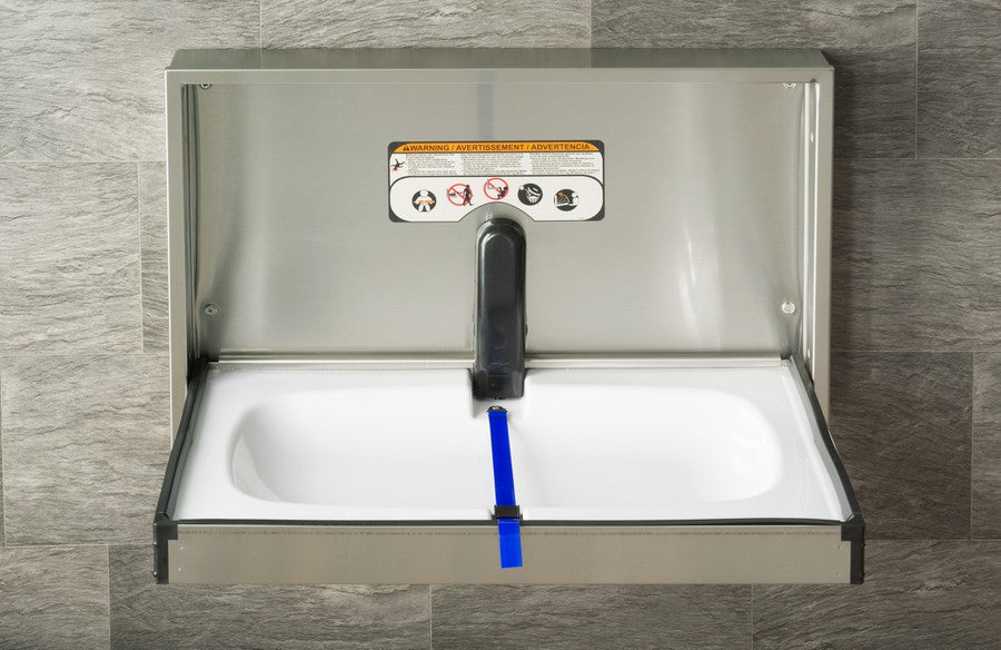Legacy Stainless Steel Changing Station, Surface-Mounted, Horizontal