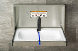 Legacy Stainless Steel Changing Station, Surface-Mounted, Horizontal