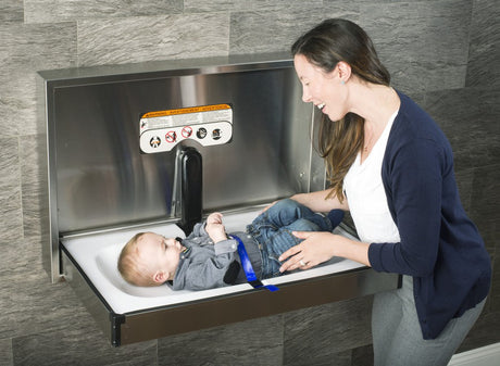 Legacy Stainless Steel Changing Station, Surface-Mounted, Horizontal