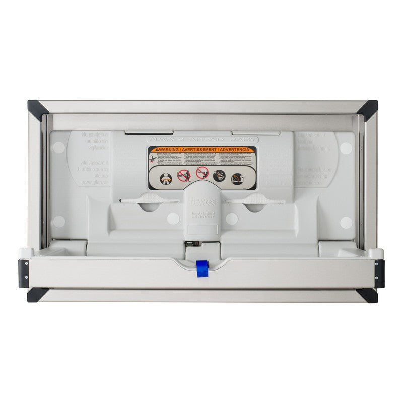 Clad Stainless Steel Changing Station, Surface-Mounted