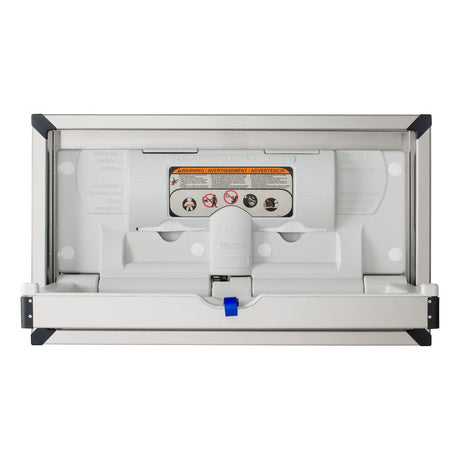Clad Stainless Steel Changing Station, Surface-Mounted