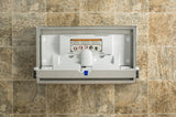 Clad Stainless Steel Changing Station, Surface-Mounted