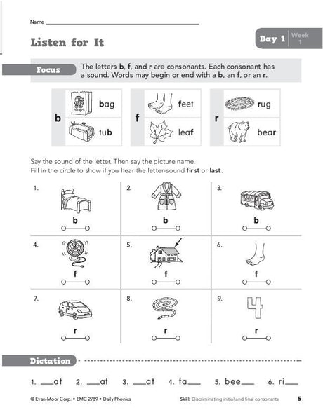 Daily Phonics, Grade 3