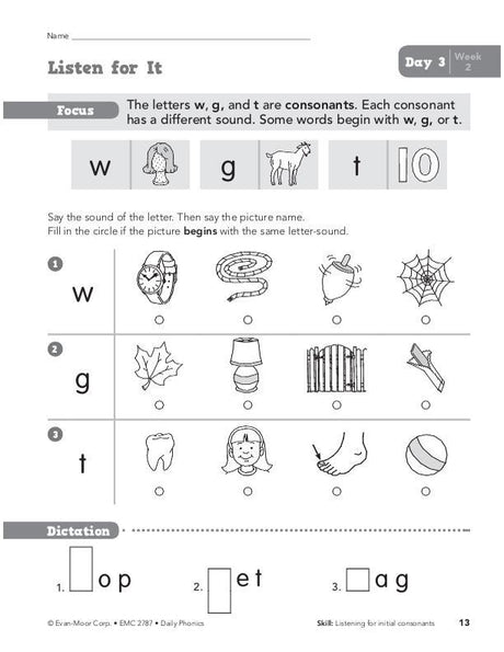Daily Phonics, Grade 1