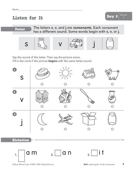 Daily Phonics, Grade 1