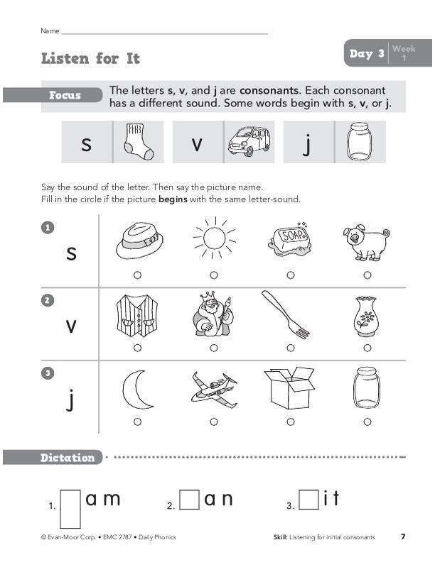 Evan Moor Daily Phonics Grade 1 EMC2787 SupplyMe Evan moor daily phonics grade 1 emc2787 supplyme