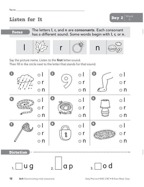 Daily Phonics, Grade 1