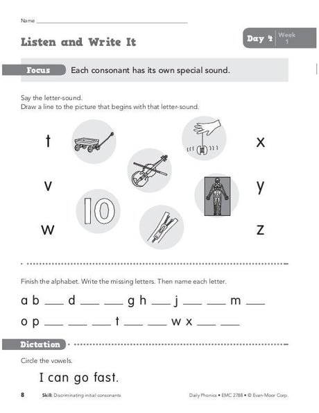 Daily Phonics, Grade 2