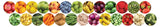 Fruits & Veggies Bulletin Board Border