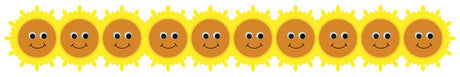 Happy Suns Bulletin Board Border