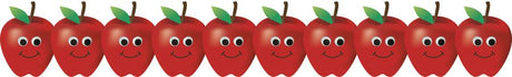 Happy Apples Die-Cut Bulletin Board Border