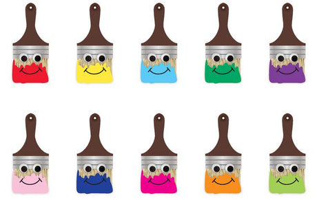 Happy Paintbrush Accents