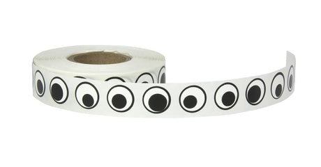 Wiggle Eyes Stickers - 1000 Pieces - Black