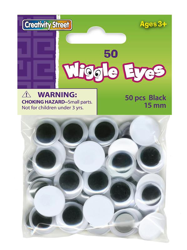 Wiggle Eyes - 50 Pack Black