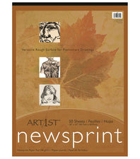 Art1st® Newsprint Pads, 18" x 24", 50 Sheets