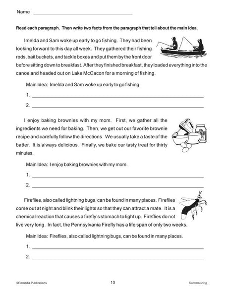 Remedia Publications Specific Skills Series, Set Of 9 Reading Activity Books