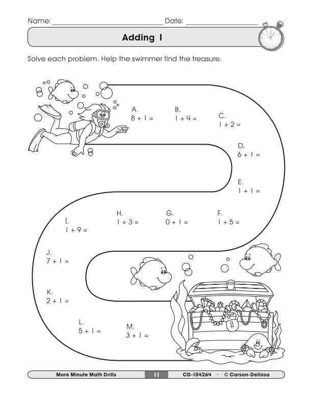 More Minute Math Drills: Addition & Subtraction Resource Book, Gr 1-3