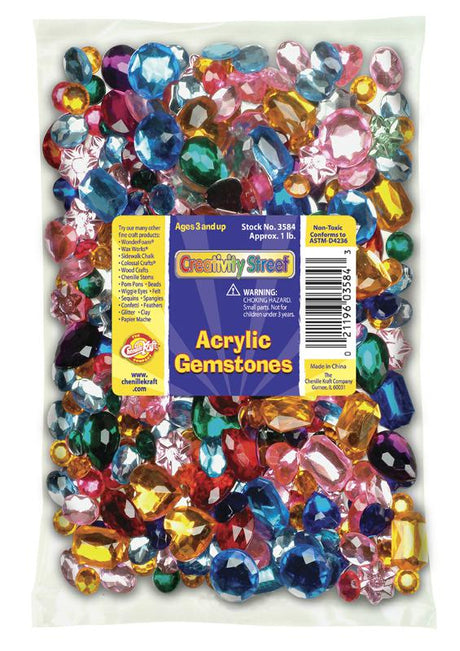 Acrylic Gemstones Classpack - 1 Pound