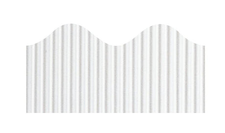 Bordette® Decorative Bulletin Board Border, White