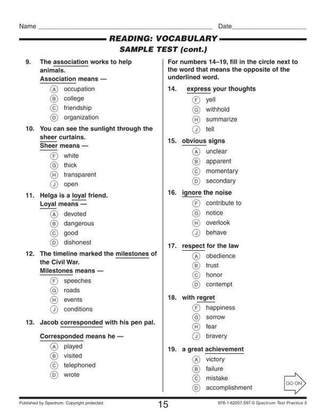 Test Practice Workbook, Gr 5