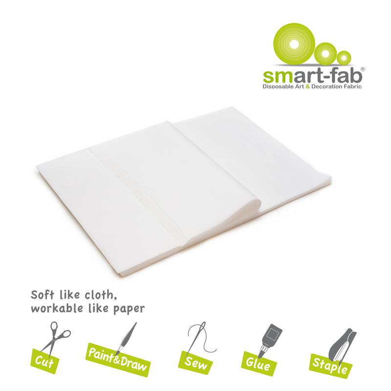 Smart Fab Cut Sheets 9 x 12 White 