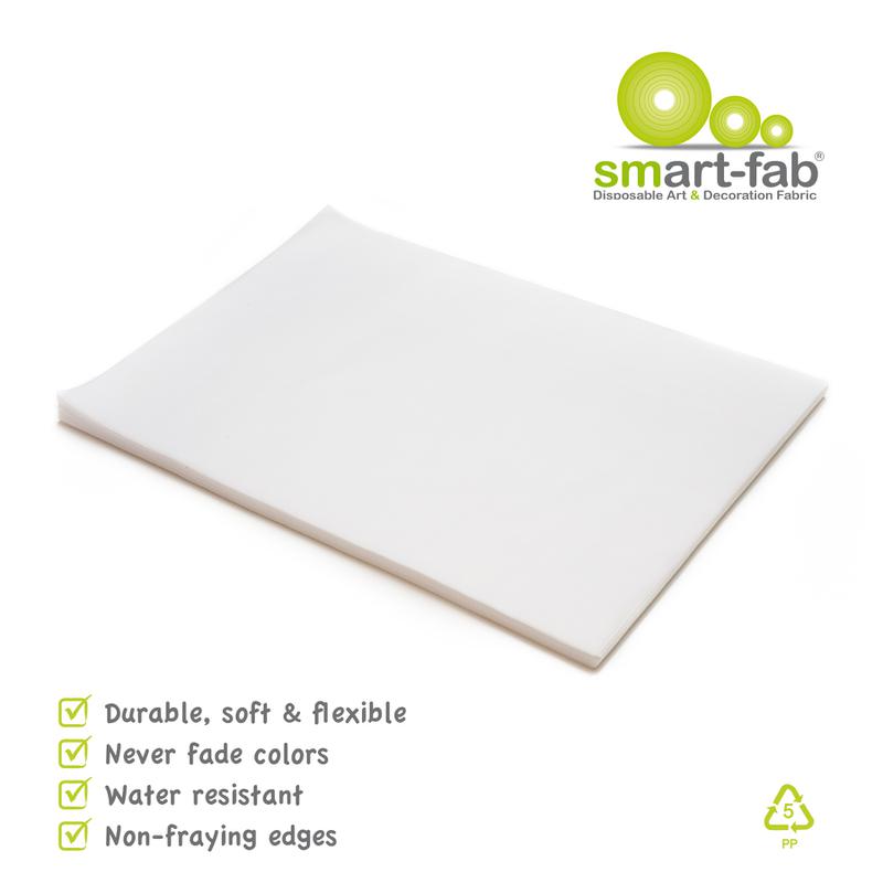 Smart Fab Cut Sheets 12 x 18 White 