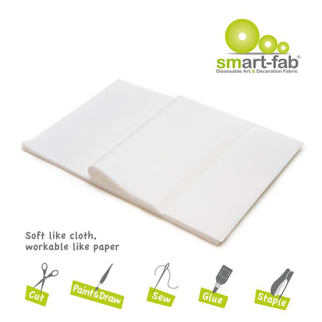 Smart Fab Cut Sheets 12 x 18 White 