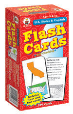 U.S. States & Capitals Flash Cards