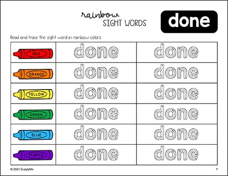Dolch Sight Words Mega Bundle - Grades PreK-3 - Includes All 220 Dolch Sight Words - 24 Activities For Each Grade Level - Sight Word Worksheets, Printables, Flash Cards, And More